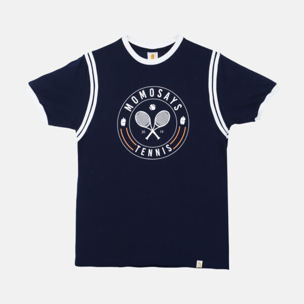 COLOR BLOCK T-SHIRT NAVY