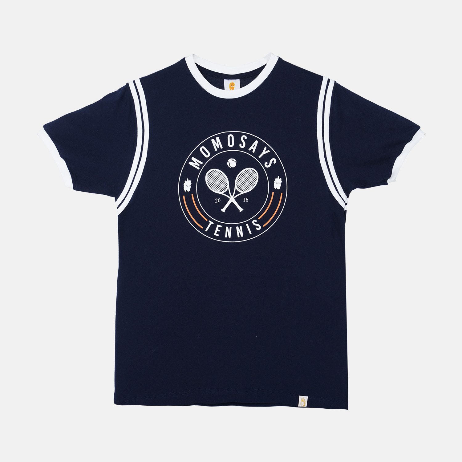 COLOR BLOCK T-SHIRT NAVY
