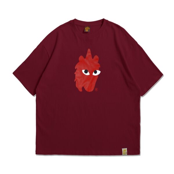 OVERSIZED UNICORN MAROON MOMOSAYS COLLECTION VOL 9