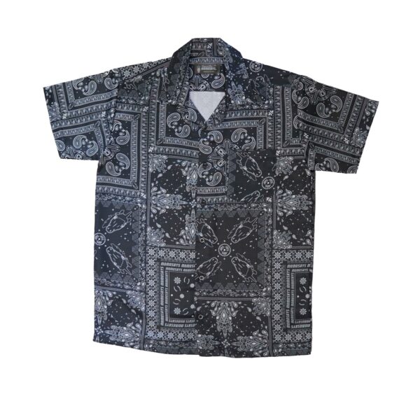 BANDANA SHIRT BLACK MOMOSAYS COLLECTION VOL 7