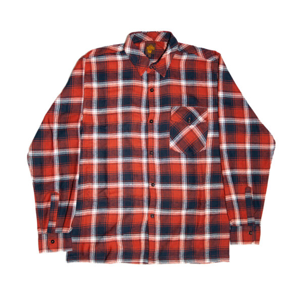 KEMEJA FLANNEL MINI ARTICLE RED MOMOSAYS COLLECTION VOL 9.2