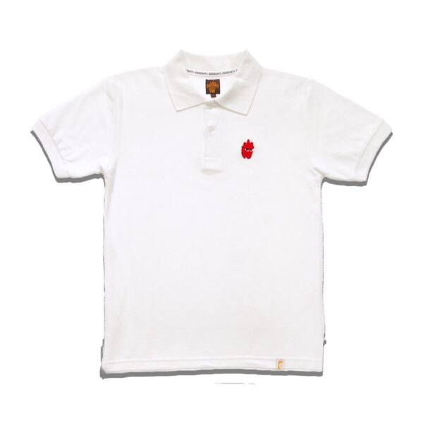 POLO SHIRT UNICORN WHITE MOMOSAYS COLLECTION VOL 9.2