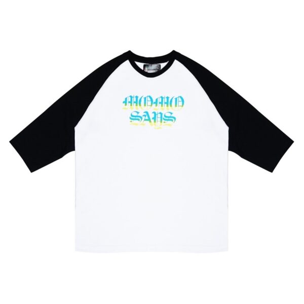 RAGLAN WHITE T-SHIRT MOMOSAYS COLLECTION VOL 7