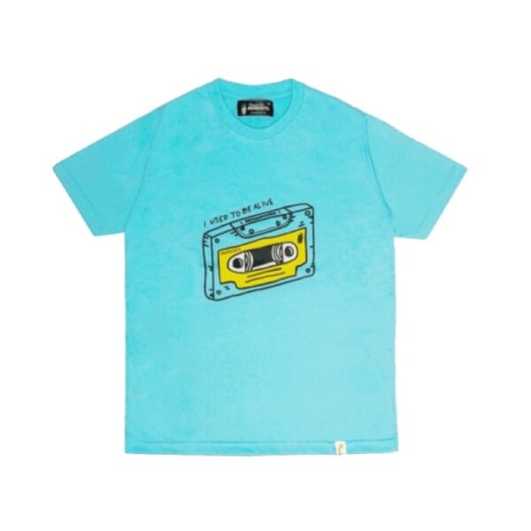CASSETTE BLUE T-SHIRT MOMOSAYS COLLECTION VOL 7