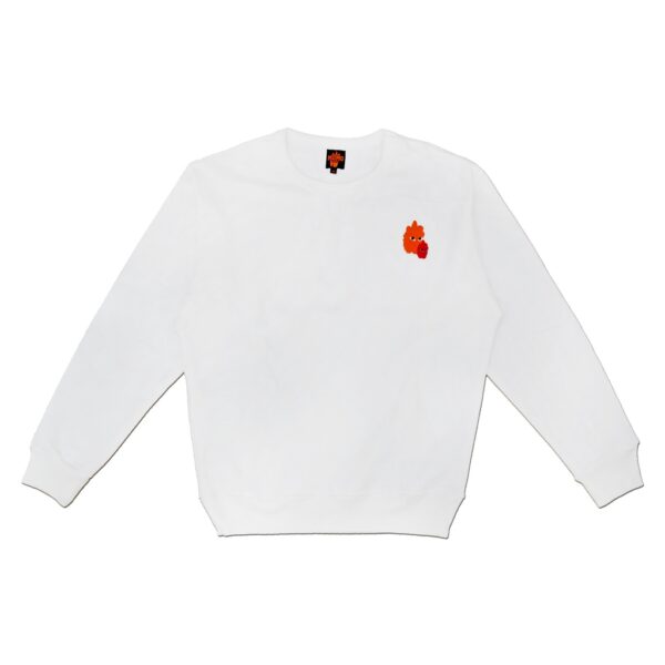 SWEATER UNICORN WHITE CREWNECK MOMOSAYS COLLECTION VOL 9