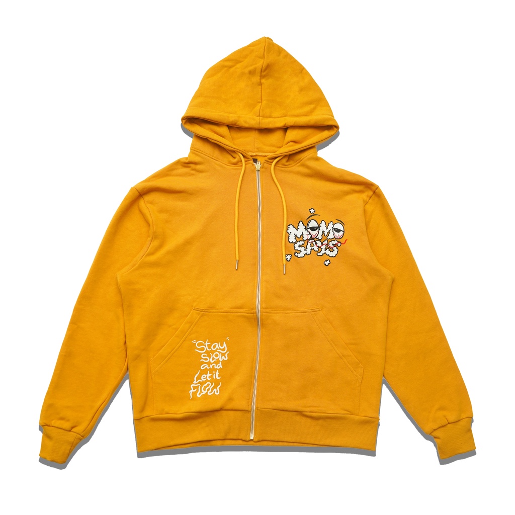 HOODIE CHILL SLOWLY ROTTEN YELLOW MOMOSAYS COLLECTION VOL 9.2