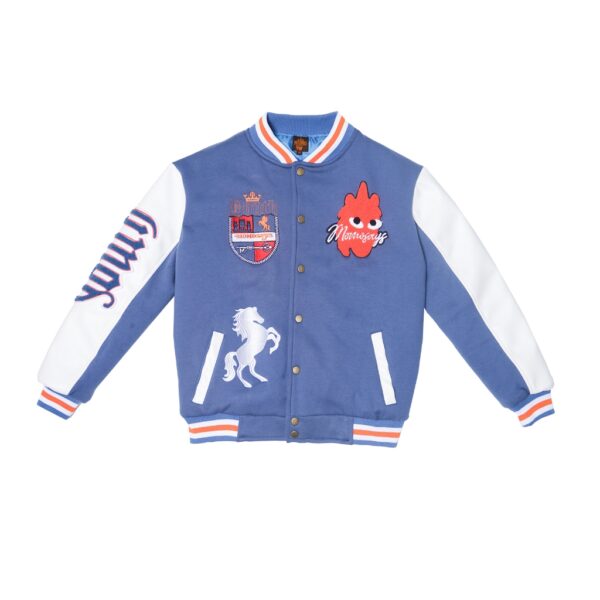 JAKET VARSITY BIRU COLLIGATE