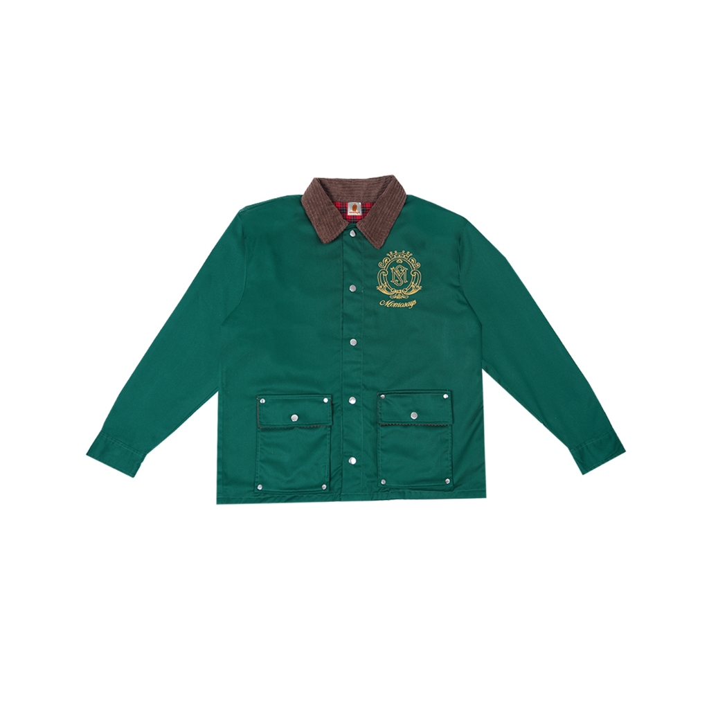 REVERSIBLE WORK JACKET GREEN - HOLIDAY MINI SERIES