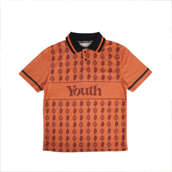 KAOS PRINTED POLO ORANGE