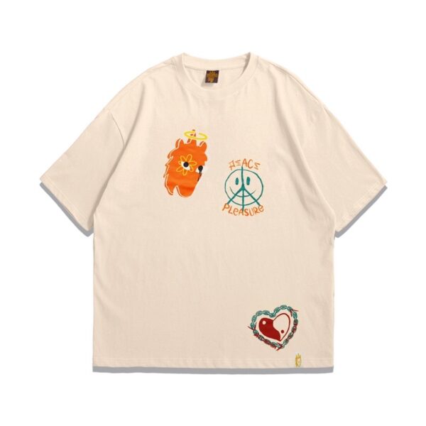 OVERSIZE THE PEACE CHAIN CREAM MOMOSAYS COLLECTION VOL 9.2