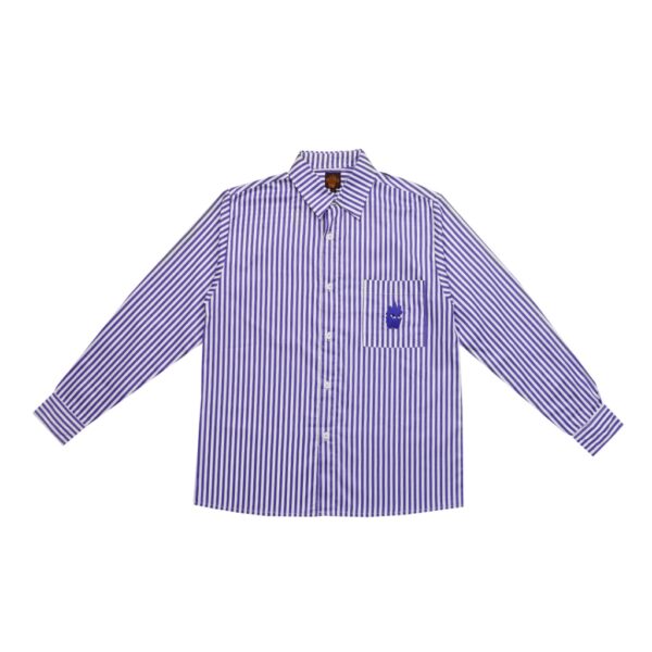 KEMEJA STRIPE BLUE MOMOSAYS COLLECTION VOL 12