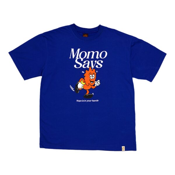 OVERSIZED T-SHIRT BLUE ELECTRIC MOMOSAYS COLLECTION VOL 12