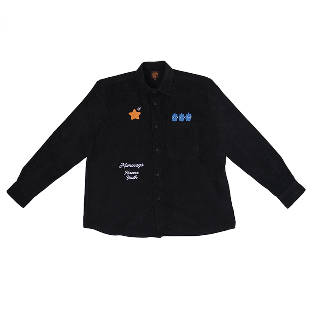 KEMEJA BLACK CORDUROY THREE UNICORN MOMOSAYS COLLECTION VOL 11