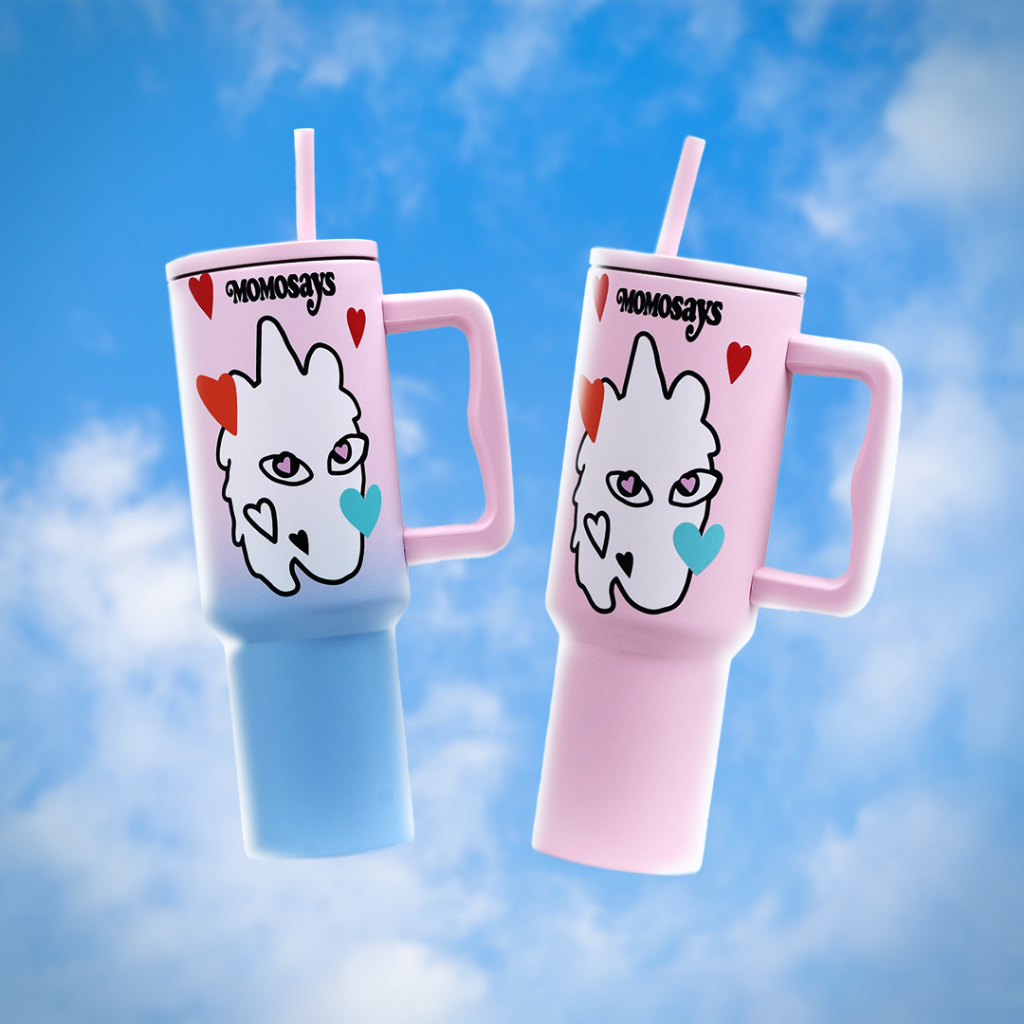 TUMBLER GAGANG HEART SERIES MOMOSAYS COLLECTION 1200ML